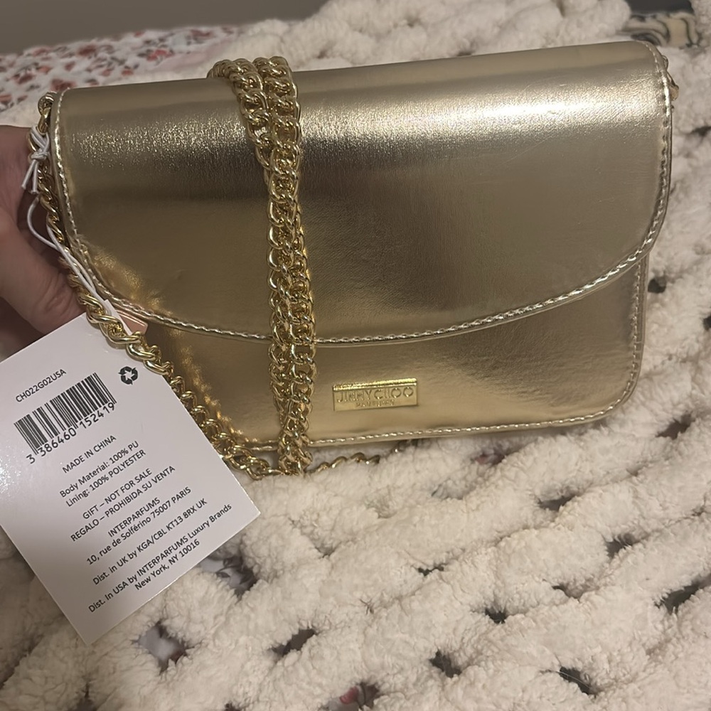 Charming Charlie Shiny Gold Chain Crossbody